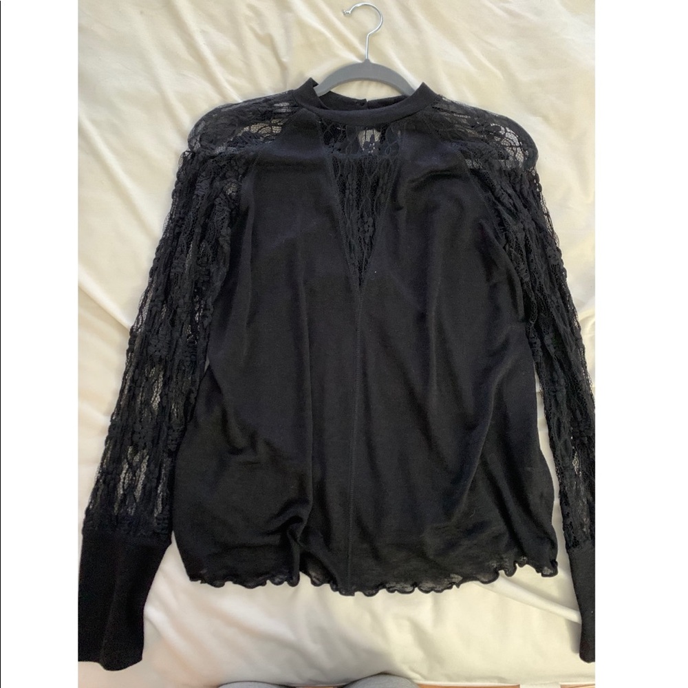 Black Lace Top